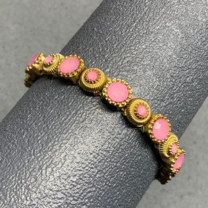 Stretch Bracelet As Is Barbie Gold Pink Retro Repair Craft Repurpose Upcycle